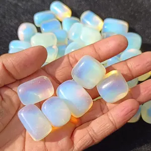 Premium Quality Opalite Tumbled Stone Healing Properties Blue Opalite Palm Stone Pink Opalite Tumble for Wholesale