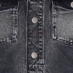 Veste en jean coupe ajustée de haute qualité pour hommes tenue décontracté d'hiver personnalisé pour une utilisation en extérieur tissu léger état neuf - Product Image 4