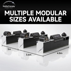Nouvelle cuisine d'extérieur pour le <span class=keywords><strong>camping</strong></span>, ensemble d'armoires d'extérieur, îlot barbecue <span class=keywords><strong>avec</strong></span> évier - Product Image 5