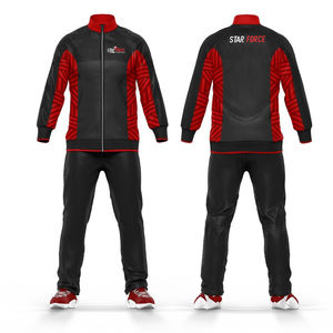 Ropa deportiva para correr para hombre con logotipo personalizado, recién llegados, chándales con capucha y retazos de colores, conjuntos de chándal con estampado de hojaldre - Product Image 2