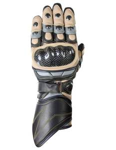 Gants de course moto en cuir unisexe haute performance, protection contre les impacts, doigts complets, antidérapants, résistants à l'usure, respirants - Product Image 3