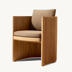 Section de canapé individuelle en teck pour une durabilité accrue, équipée d'une mousse douce et résistante pour une utilisation en extérieur - Product Image 3