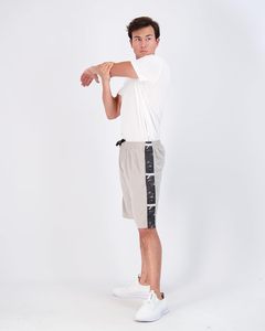 Nouveaux shorts décontractés tendance pour hommes, respirants, avec options personnalisables, couleur unie, logo imprimé, tissu en laine - Product Image 4