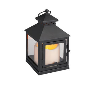 Linterna de vela de madera de diseño antiguo con Base de Metal Linterna colgante moderna de alta calidad Forma cilíndrica Hecho a mano al por mayor - Product Image 6