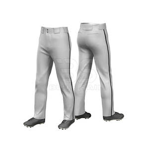 Pantalon de baseball personnalisé de couleur grise dernier design Pantalon de baseball personnalisé Vêtements respirants Pantalon de bonne qualité - Product Image 2