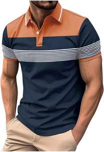 Camisa de Hombre de Color Sólido Personalizada, Tejido de Punto de Algodón de Alta Calidad, Transpirable, con Logotipo Bordado e Impreso para Uso Casual - Product Image 4