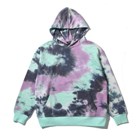 Nouveauté 2025 – Sweat à capuche épais 100 % coton personnalisé avec logo, tie-dye 3D et motif gaufré pour homme – Fournisseur OEM