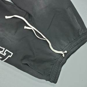 Pantalon de survêtement vintage pour homme, respirant, lourd, délavé à l'acide, délavé au soleil, en coton français chiné, taille mi-haute - Product Image 3