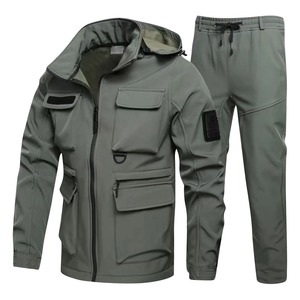 Vestes de pluie à fermeture éclair de haute qualité Veste softshell d'hiver OEM haut de gamme Vestes de neige coupe-vent à capuche pour hommes vente en gros - Product Image 3