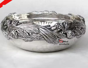 Tazón de Postre de Aluminio con Acabado Dorado, Diseño Redondo y Moderno, para Hoteles, Restaurantes y Bares - Product Image 2