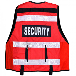 Chaleco DE SEGURIDAD reflectante de alta calidad con múltiples bolsillos precio barato uniformes de guardia ropa - Product Image 2