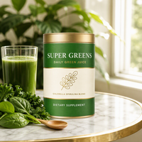 OEM ODM Poudre Super Greens pour Adultes, Suppléments de Légumes Verts Sans Sucre, Riches en Nutriments, Superaliment Prébiotique, Fibres Alimentaires, Sans Gluten