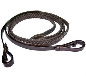 Exselle Intelligent Horse Tack Riendas plisadas de cuero para montar Logotipo personalizado Ropa ecuestre occidental Halter deportivo - Product Image 5