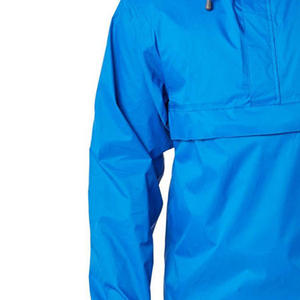 Outdoor Waterproof Breathable <b>Men's</b> Rain Anorak <b>Jackets</b> with Large Pockets Zipper Waterproof <b>Jackets</b> - Product Image 6
