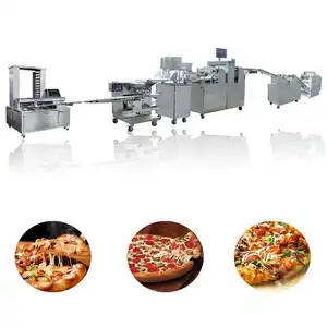 Chất lượng cao bánh pizza dây chuyền sản xuất bánh pizza Máy làm bánh Pizza máy