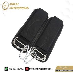 Poignets de cheville d'entraînement pour les exercices et la résistance des abdominaux et des fessiers des jambes | Attachement de sangles de cheville à anneau en D personnalisé pour les machines à câbles, - Product Image 2