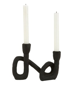 Custom Luxury Simplicity Taper Candlesticks Stand Matte Black Metal <b>Pillar</b> <b>Candle</b> Holders for Wedding or Party Ornament - Product Image 6