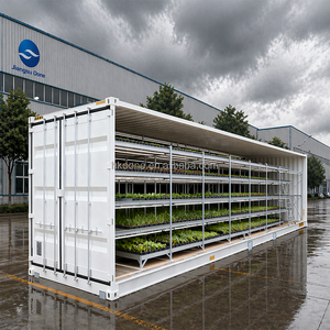 Professional 40ft High <b>Cube</b> Leafy Greens Hydroponic Growing Container with Smart IOT Climate Control for Commercial Vertical Far - Product Image 1