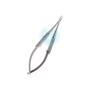 ที่จับเข็มคาสโตรเวียโฮแบบตรงสำหรับงานผ่าตัดขนาดเล็ก พร้อมตัวล็อค สำหรับงานเนื้อเยื่อละเอียด ทำจากสแตนเลส - Product Image 3