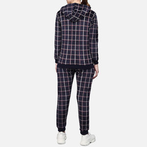 Vente directe d'usine de survêtement pour femmes de logo personnalisé de haute qualité 100% coton tenue décontracté pour l'hiver prix raisonnable - Product Image 3