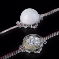 Prix d'usine 30mm 50mm 12v IP68 Contrôleur de pixels LED DMX extérieur adressable Rgb Rgbw Points lumineux LED