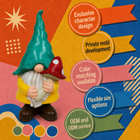 Figura Luminosa de Nisse Hecha a Medida, Centro de Mesa para Patio, Desarrollo ODM, Combinación de Colores, Primavera