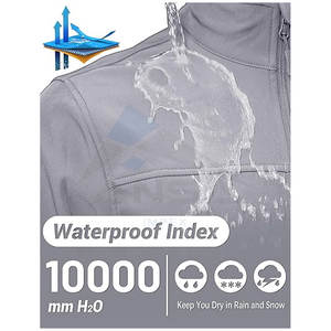 Nueva chaqueta Softshell de invierno de salida de fábrica para hombre con logotipo personalizado chaqueta deportiva informal para exteriores cálida - Product Image 2