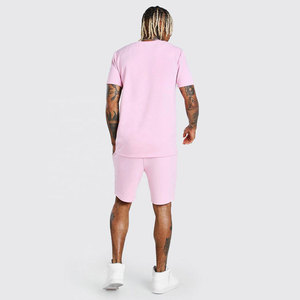 ชุดกางเกงขาสั้นแบบสวมหัวมีฮู้ดแบบสวมหัวผ้าคอตตอนผ้าฟลีซสองสีสำหรับผู้ชายเสื้อผ้ากีฬาฤดูหนาวสีพื้นโลโก้แนวสตรีทสำหรับฤดูร้อนงานตามสั่ง - Product Image 6