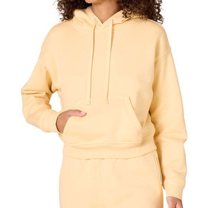 Sweat-shirts décontractés pour femmes, style streetwear, épaules tombantes - Respirants, écologiques, 100% coton molletonné, séchage rapide, sweats d'hiver - Product Image 1