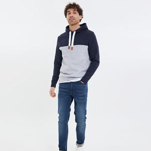 Sudadera con Capucha de Algodón Grueso para Hombre, Estilo Urbano, Mezcla de Forro Polar de Alta Calidad, Secado Rápido - Product Image 2