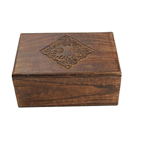 กล่องของขวัญและกล่องใส่เครื่องประดับไม้ ราคาถูกที่สุด ยอดนิยม คุณภาพสูง กล่องเก็บเครื่องประดับไม้ - Product Image 1