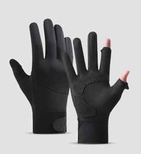Gants de snooker personnalisables en polyester à 3 doigts, séchage rapide, fermeture à enfiler, durables, antidérapants et respirants pour <span class=keywords><strong>billard</strong></span> unisexe - Product Image 2