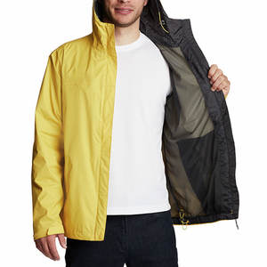 Chaqueta cortavientos deportiva para hombre de nuevo diseño 2026, Poncho de lluvia impermeable de Primavera de alta calidad con decoración de logotipo personalizado - Product Image 6