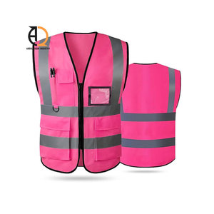 Gilet de sécurité réfléchissant à col montant, vêtements de protection au travail, vêtements de travail - Product Image 6