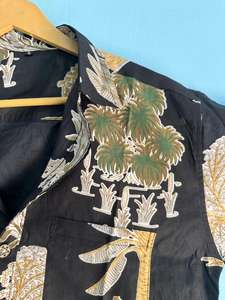 Camisa estampada de algodón para hombre, camisa con estampado de bloque de mano indio, camisa de manga corta de verano, camisas con estampado de bloque - Product Image 4