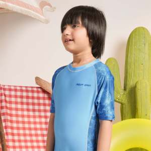 Maillot de bain de compétition Aqua Flow One Piece bleu ciel - Product Image 3