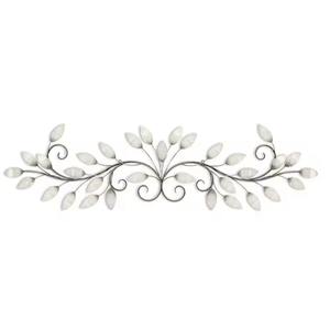 Charming Rustic Wall Art in Grey Powder Coated Metal with Modern Design Perfect for <b>Indoor</b> and Outdoor Display Large Size - Product Image 3