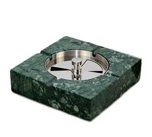 Cendrier de voiture au design classique avec logo personnalisé, sans fumée, en marbre, écologique et facile à nettoyer pour la maison, la voiture, l'hôtel - Product Image 2