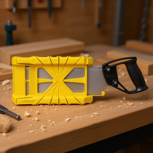 Caja de sierra ingletadora Stanley Basic con sistema de sujeción ABS, herramienta esencial para trabajar la madera - Product Image 3