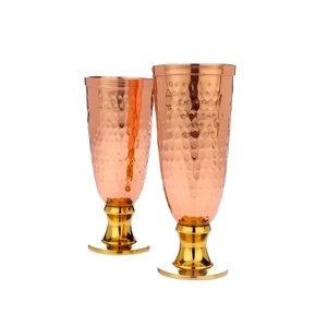 Juego de 2 Jarrones de Flores de Acero Inoxidable con Acabado Mate, Centro de Mesa Decorativo al Precio Más Bajo - Product Image 5