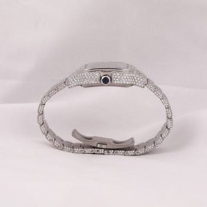 Reloj mecánico automático de lujo Hip Hop clásico para hombre nuevo VVS Moissanite diamante fabricante indio movimiento de cuarzo - Product Image 5