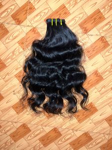 VGP 100% Cheveux Indiens Naturels Bouclés Profonds en Paquets 18 20 22 Pouces Cheveux Vierges Remy Extensions de Cheveux Humains Double Trame 100g - Product Image 4