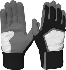 Guantes de bateo de béisbol y softbol de diseño OEM con agarre perfecto Cuero Dedo completo Logotipo personalizado Suave y cómodo - Product Image 5