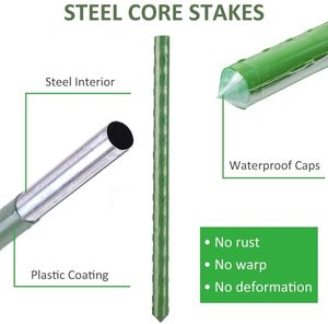 Lot de 4 Cages à Tomates en Métal de 150 cm de Hauteur pour Plantes Grimpantes et Fleurs de Jardin - Product Image 4