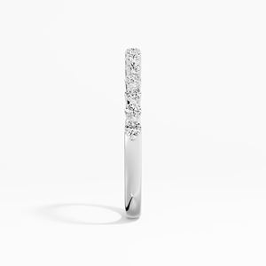 Bague de mariage en or 14K 18K de luxe haut de gamme avec diamant de laboratoire cultivé 0,39 Ct certifié VVS-VS, alliance d'anniversaire, bijoux en gros DIAMANT - Product Image 3