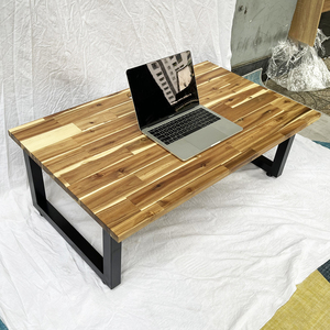 ม้านั่งพับได้สไตล์อินดัสเทรียล ขนาด 100x60 ซม. ไม้สัก หนา 25 มม. รุ่น SGD008 - Product Image 3