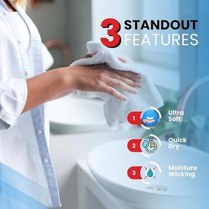 Ultra absorbent <b>Bath</b> <b>Washcloth</b> Classic comfort Smart weave <b>bath</b> <b>washcloth</b> set - Product Image 4