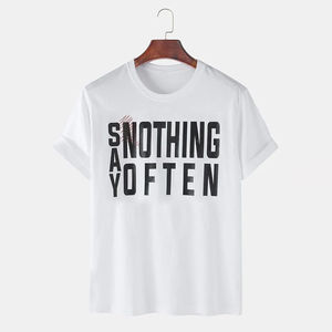 T-shirts graphiques streetwear vierges pour sérigraphie 100% coton peigné pour hommes, personnalisables, vintage, coupe oversize, grandes tailles, délavé à l'acide - Product Image 6