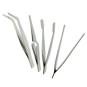 Ensemble de pinces à épiler de précision 4 pièces pour bijoux et artisanat d'art des ongles outils de cueillette de haute précision non dentelés - Product Image 5