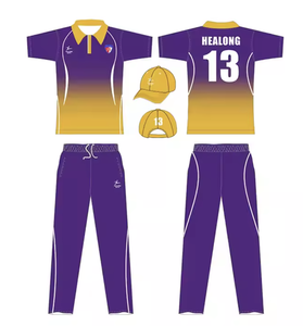 Maillot de cricket conçu sur mesure avec motif en ligne et option de taille pour les uniformes d'équipe de cricket - Product Image 4